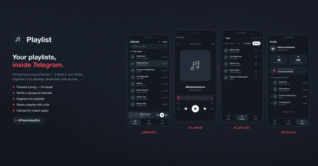 Screenshot of Playlist
